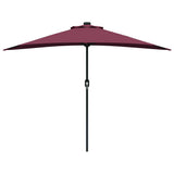 Garden Parasol Bordeaux Red 294 x 150 x 224 cm 42003271
