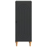 Sideboard Black 33 x 34.5 x 90 cm Engineered Wood 894136