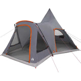 Teepee Tent 5-Person Grey and Orange 545 x 450 x 295 cm 42004001