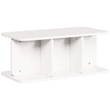 Coffee Table White 80 x 39.5 x 33.5 cm Solid pine wood 873521
