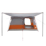 Family Tent Grey and Orange 320 x 210 x 180 cm Polyester 42028491