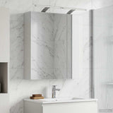 Bathroom Mirror Cabinet White 60 x 14.5 x 70 cm Engineered wood 889063