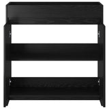 Bathroom Under Sink Cabinet Black Oak 78.5 x 37.5 x 81 cm 890785