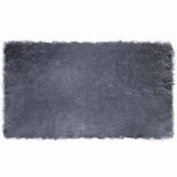Faux Sheepskin Rug Tafalla Anthracite 100 x 200 cm Polyester 42021591