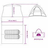Camping Tent with Roof Blue 275 x 230 x 140 cm Taffeta 42001194
