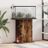 Aquarium Stand Smoked Oak 75x36x72.5 cm Engineered Wood 833652
