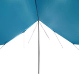 Camping Tarp Blue 460x305x210 cm Waterproof 94686