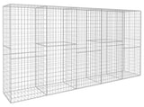 Gabion Wall with Cover Galvanised Steel 300x50x200 cm 145090