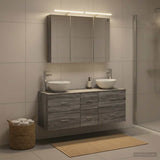 Bathroom Furniture Set 4 pcs Grey Sonoma 3406700