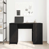 Desk Black Oak 120x42x76 cm Engineered Wood 861815