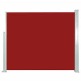 ZNTS Retractable Side Awning 120 x 300 cm Red 45362