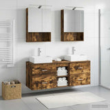 Bathroom Furniture Set 5 pcs Smoked Oak 3406803
