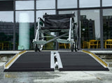Wheelchair Ramp, 152L x 73Wcm, 272KG Capacity, Folding Aluminium Threshold Ramp with Non-Skid T3398P343504