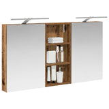 Bathroom Cabinet Set 3 pcs 110 x 10.5 x 60.5 cm Engineered wood 3403726