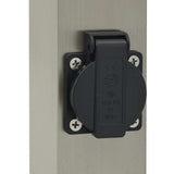 Bollard Lights with Sensor&Outlet 3 pcs 50 cm Stainless Steel IP44 4006066
