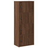 Bookcase Brown Oak 40x24x102 cm Engineered Wood 860379
