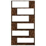 Book Cabinet/Room Divider Smoked Oak 100x24x188 cm 3187603