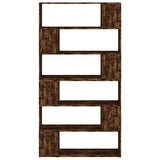 Book Cabinet/Room Divider Smoked Oak 100x24x188 cm 3187603