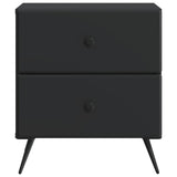 Bedside Cabinet Black 43 x 34.5 x 47.5 cm Engineered Wood 895447