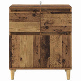 Sideboard with Drawer Old Wood 60 x 35 x 70 cm Engineered Wood 881209