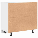 Kitchen Corner Base Cabinet Black oak 86 x 46 x 81.5 cm 876721