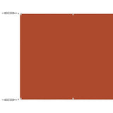Vertical Awning Terracotta 100x1000 cm Oxford Fabric 148358