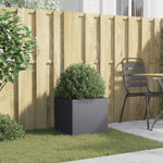 ZNTS Planter Anthracite 42x40x39 cm Steel 841551