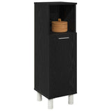 Bathroom Cabinet Black Oak 30 x 30 x 95 cm Engineered Wood 862512