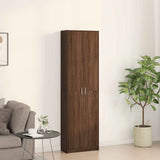 Wardrobe with Shelf Brown Oak 55 x 25 x 189 cm Engineered Wood 3334014