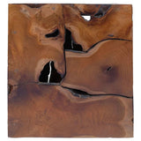 Stool Brown 40x40x45 cm Solid Teak Wood 243472