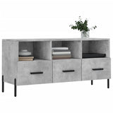TV Cabinet Concrete Grey 102x36x50 cm Engineered Wood 829048