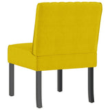 Slipper Chair Yellow Velvet 352455