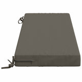 2-Piece Bench Cushions SOEST 2 pcs 100% Polyester Grey 949739