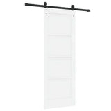 Sliding Door ORKDAL White 73.5 x 198.5 cm Solid Pine Wood 3333775