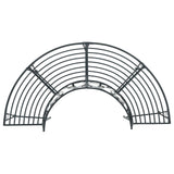 Tree Bench 4-Seater 160 x 80 x 89 cm Steel Silver Grey 42029530