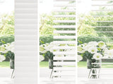 Venetian Blind White 115 x 250 cm 35 mm Solid Paulownia Wood 42015444