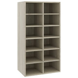 Shoe Rack Sonoma Oak 54x34x100.5 cm Engineered Wood 800399