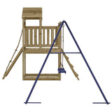 Outdoor Playset Natural wood Vacuum pressure treated pinewood Large 3155872