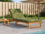 Sunlounger Cushion GEMERT 100% Polyester Leaf Design 947362