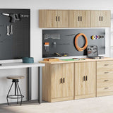 Garage Cabinets 2 pcs Sonoma Oak Engineered Wood 3328307