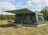 Family Tent with Roof Army Green 380 x 260 x 190 cm Polyester 42028496