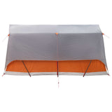 Tunnel Tent Grey and Orange 8-Person Polyester and Steel 42028659
