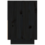 Bedside Cabinets 2 pcs Black 60x34x51 cm Solid Wood Pine 814383