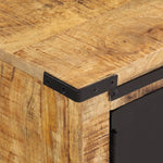 TV Cabinet with Doors 105x35x36 cm Solid Wood Mango 374062