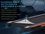 Steel Folding Motorized Home Treadmill w/ LCD Monitor Black T3398P347560