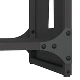 Firewood Rack Black 40x30x80 cm Cold-rolled steel 864225