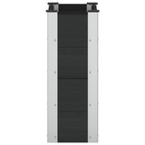 Garden Raised Bed Black 50 x 30 x 72 cm 42039033