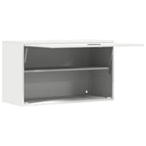 Wall Cabinet for Garage with Gas-lift Door White 883261