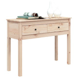 Console Table 100x35x75 cm Solid Wood Pine 814614