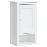 Bathroom Wall Cabinet BERG White 40x27x71.5 cm Solid Wood Pine 358548
